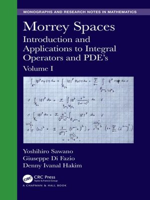 cover image of Morrey Spaces